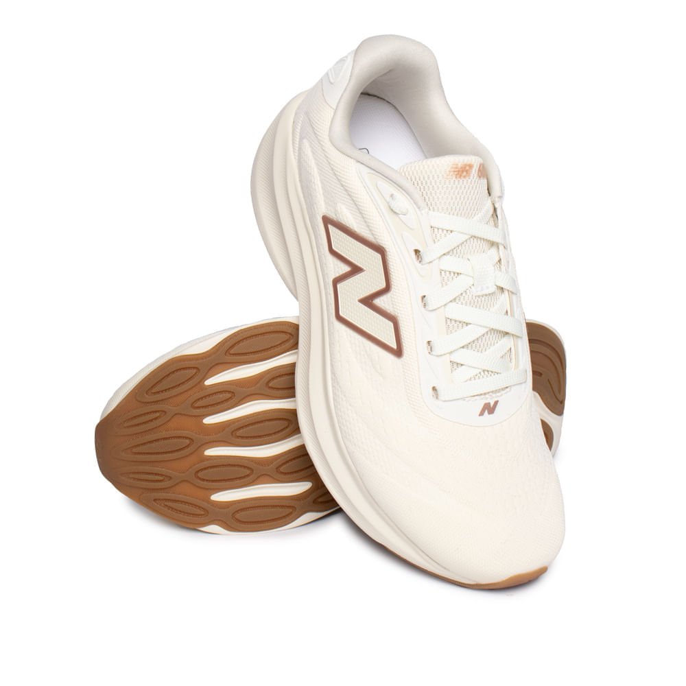 Tênis Feminino New Balance 680v9 Corrida Off White Branco 5