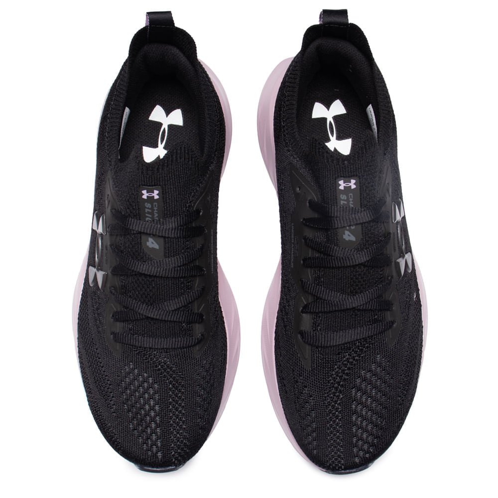Tênis Feminino Under Armour Charged Slight 4 Preto/Rosa Preto 5