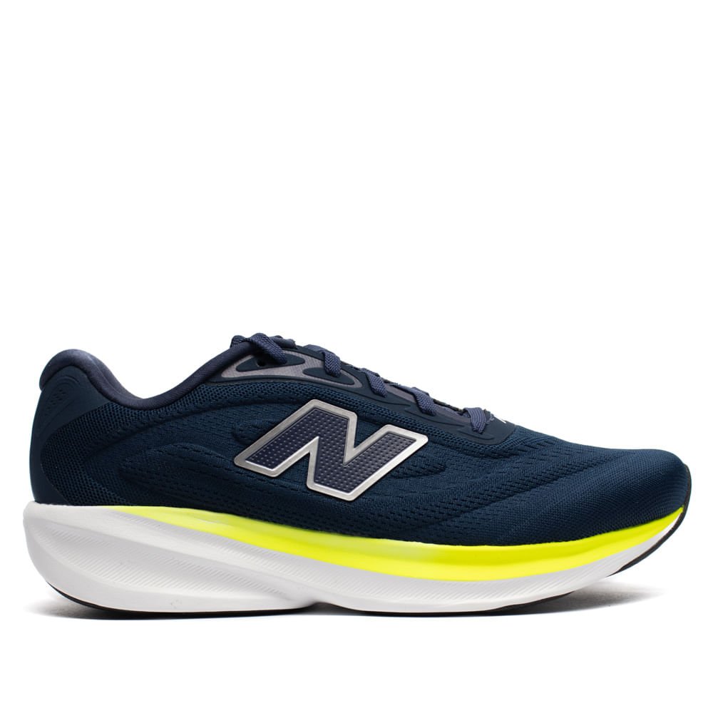 Tênis Masculino New Balance Fresh Foam 680v9 Marinho/Neon