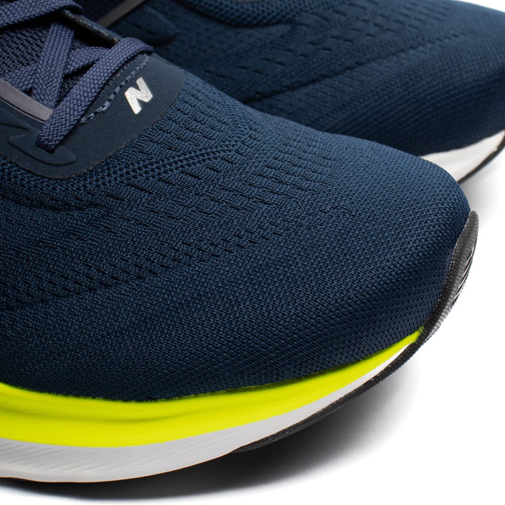 Tênis Masculino New Balance Fresh Foam 680v9 Marinho/Neon Marinho 6