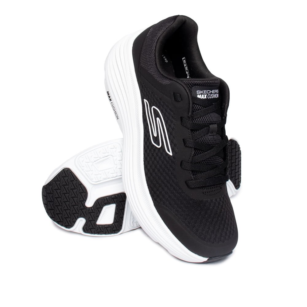 Tênis Masculino Skechers Endeavour Cushioning Preto/Branco Preto 6