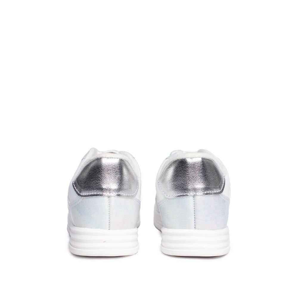 Tênis Infantil Molekinha Napa Turim Corações Branco/Multi Branco 3