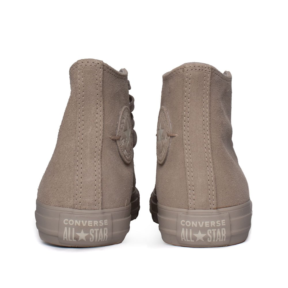 Tênis Feminino Converse Chuck Taylor All Star Hi Logo Bege Bege 3