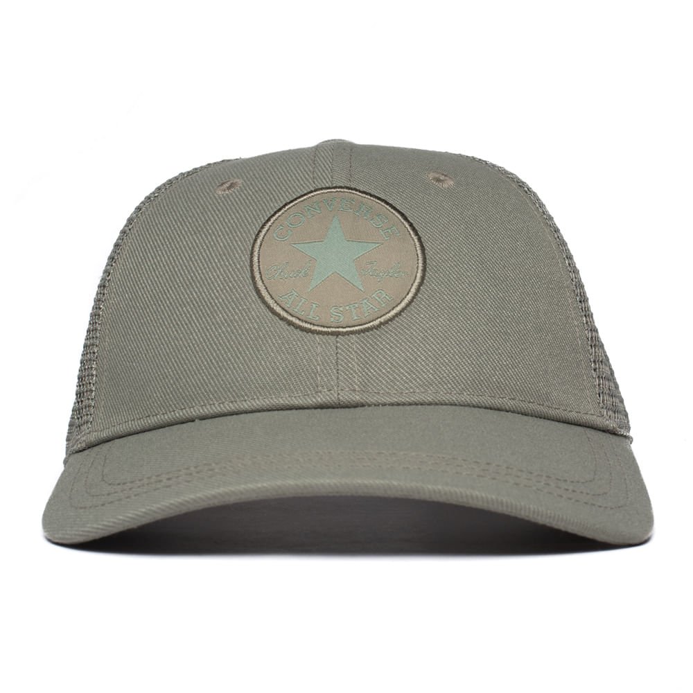 Boné Unissex Converse Trucker All Star Mesh Ajustável Verde Verde 2
