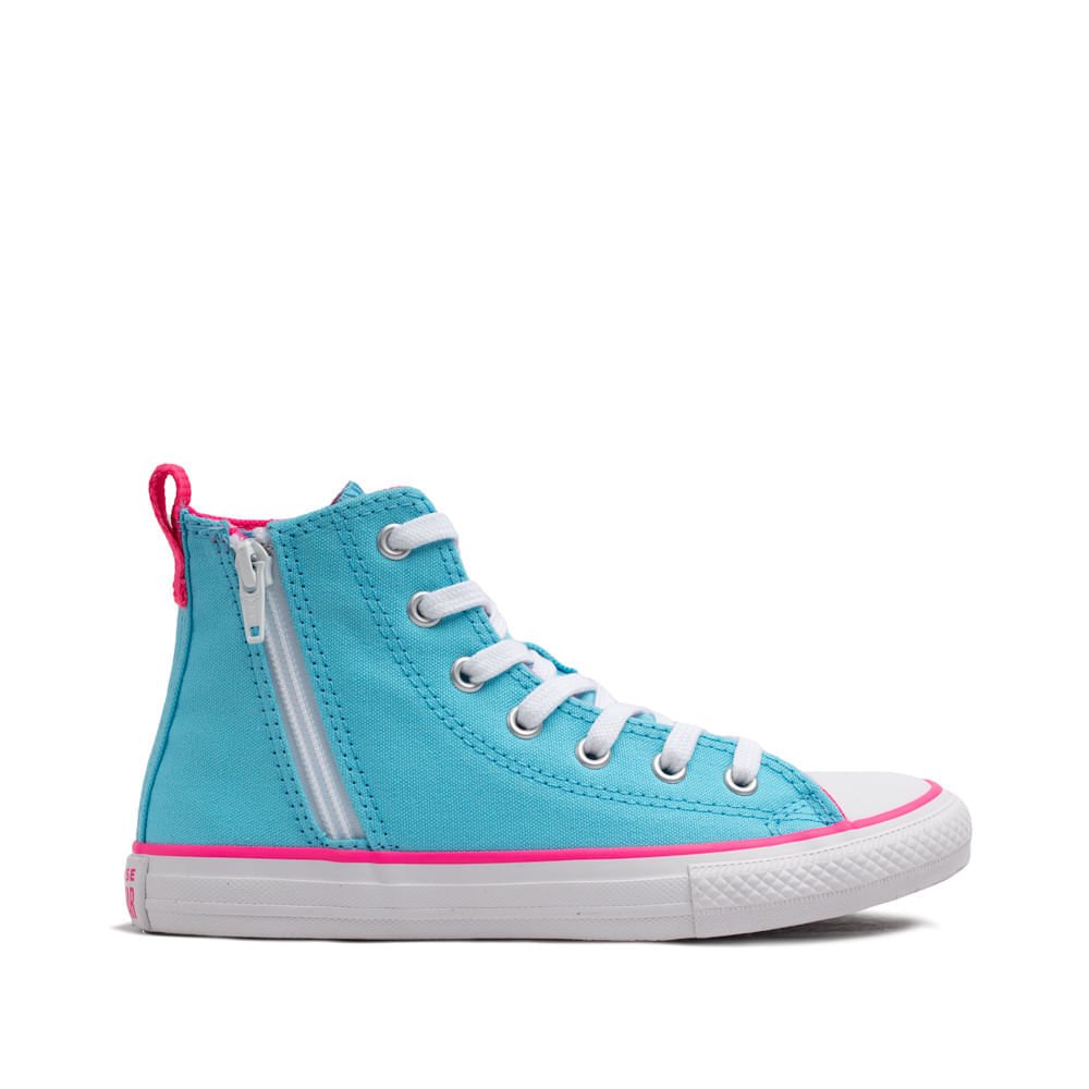 Tênis Infantil Converse Chuck Taylor All Star com Zíper Azul