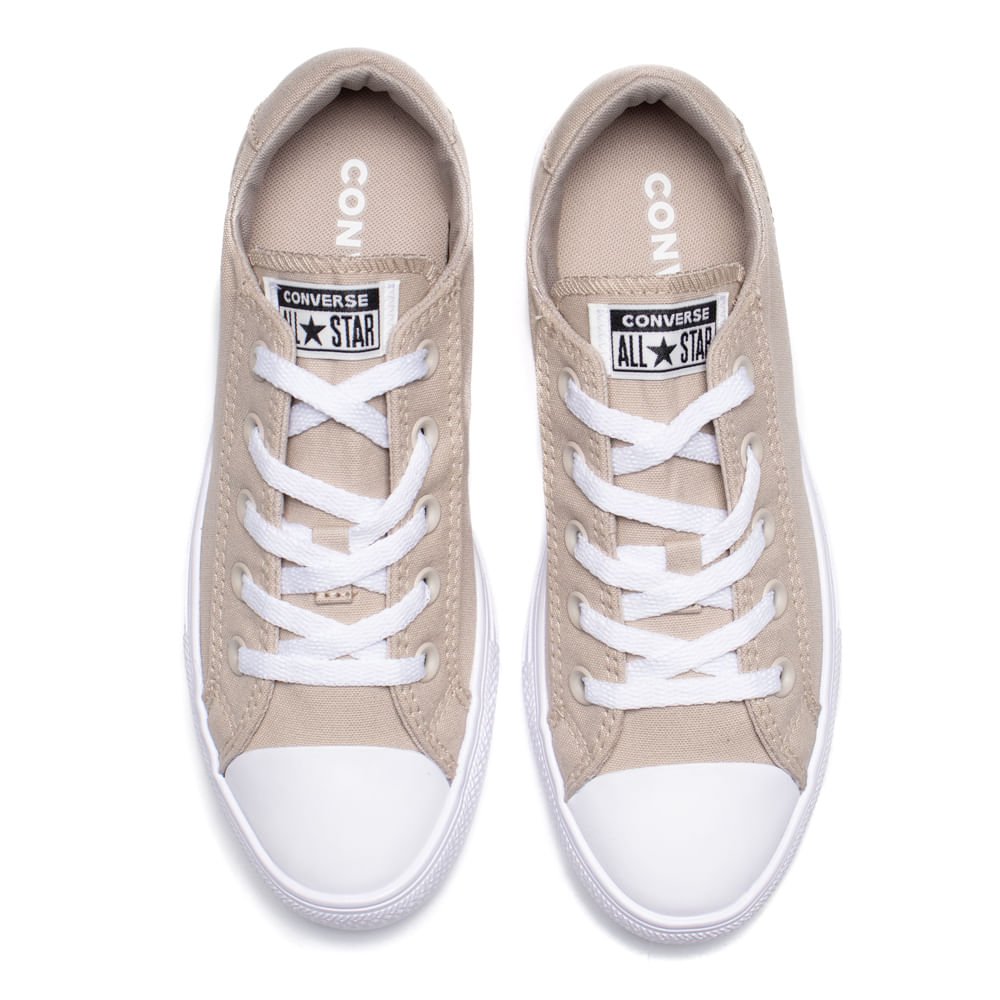 Tênis Unissex Converse Day One Cano Baixo Bege/Branco Bege 4