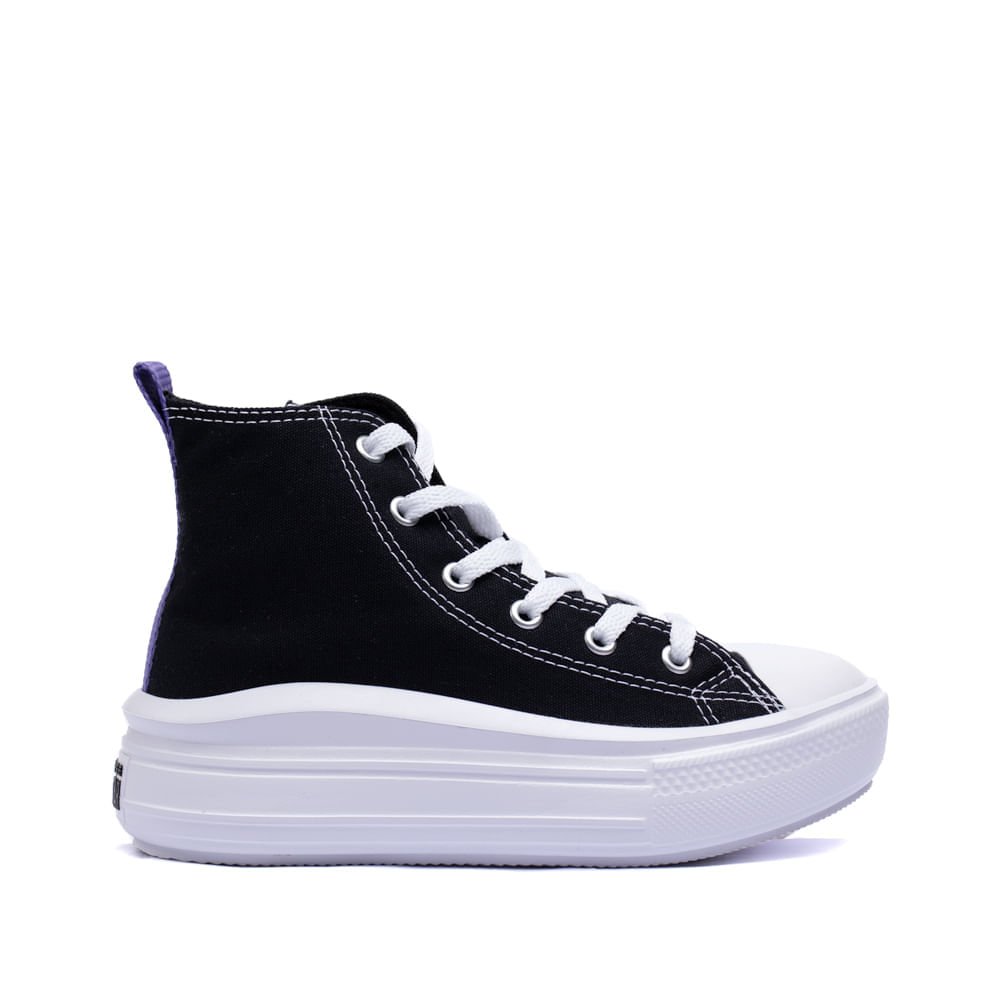 Tênis Infantil Converse Chuck Taylor All Star Move Preto/roxo