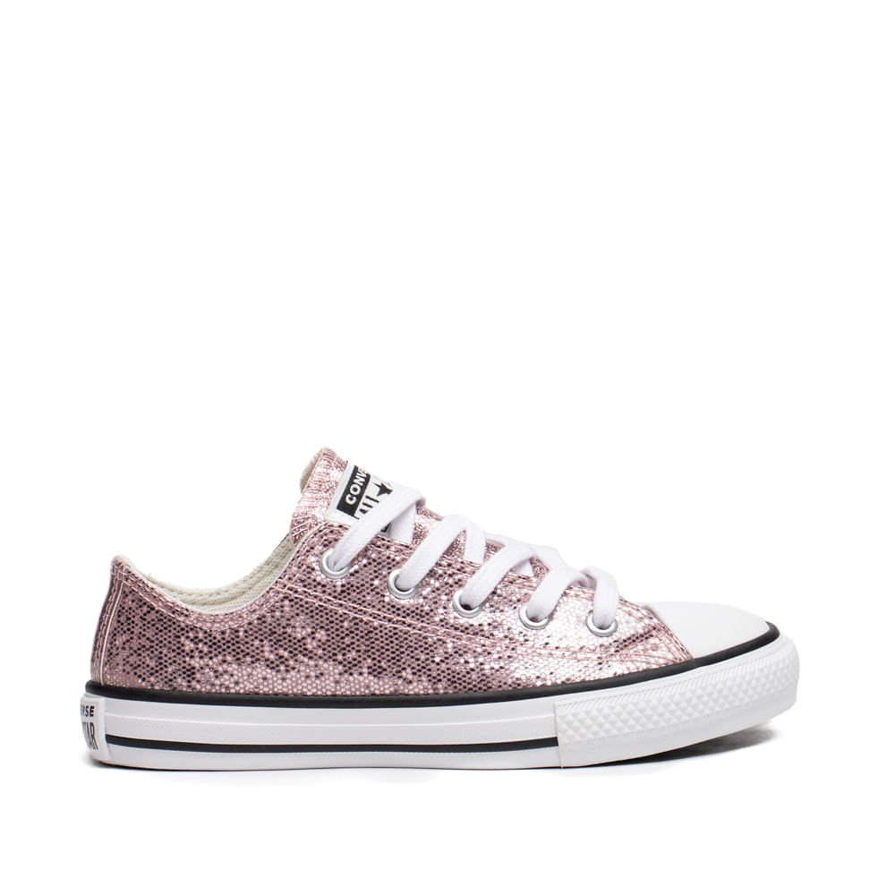 Tênis Infantil Converse Chuck Taylor All Star Glitter Rosa