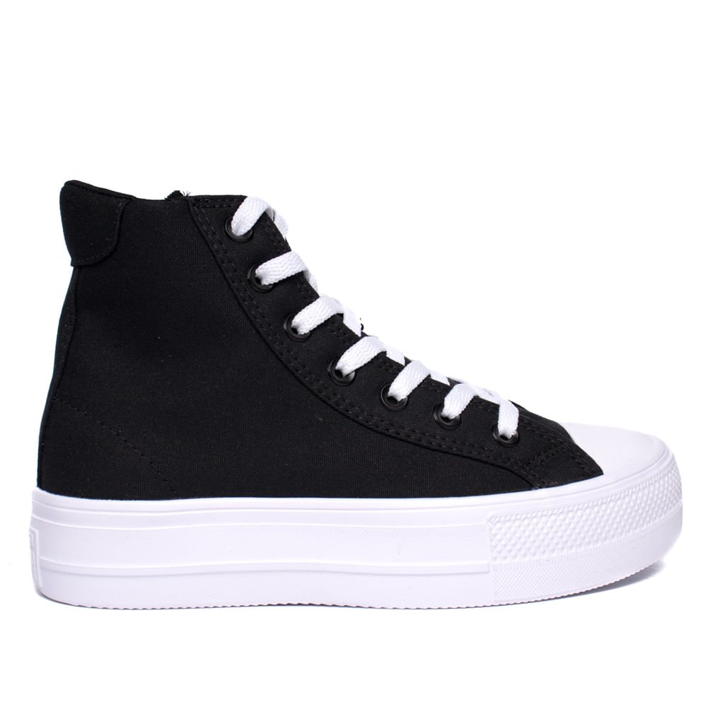 Tênis Feminino Converse Day One Plataform Cano Alto Preto