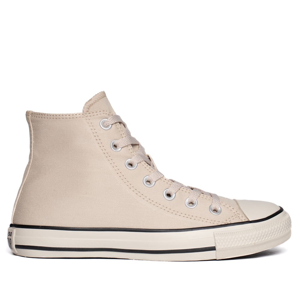 Tênis Feminino Converse Chuck Taylor All Star Hi Canvas Bege