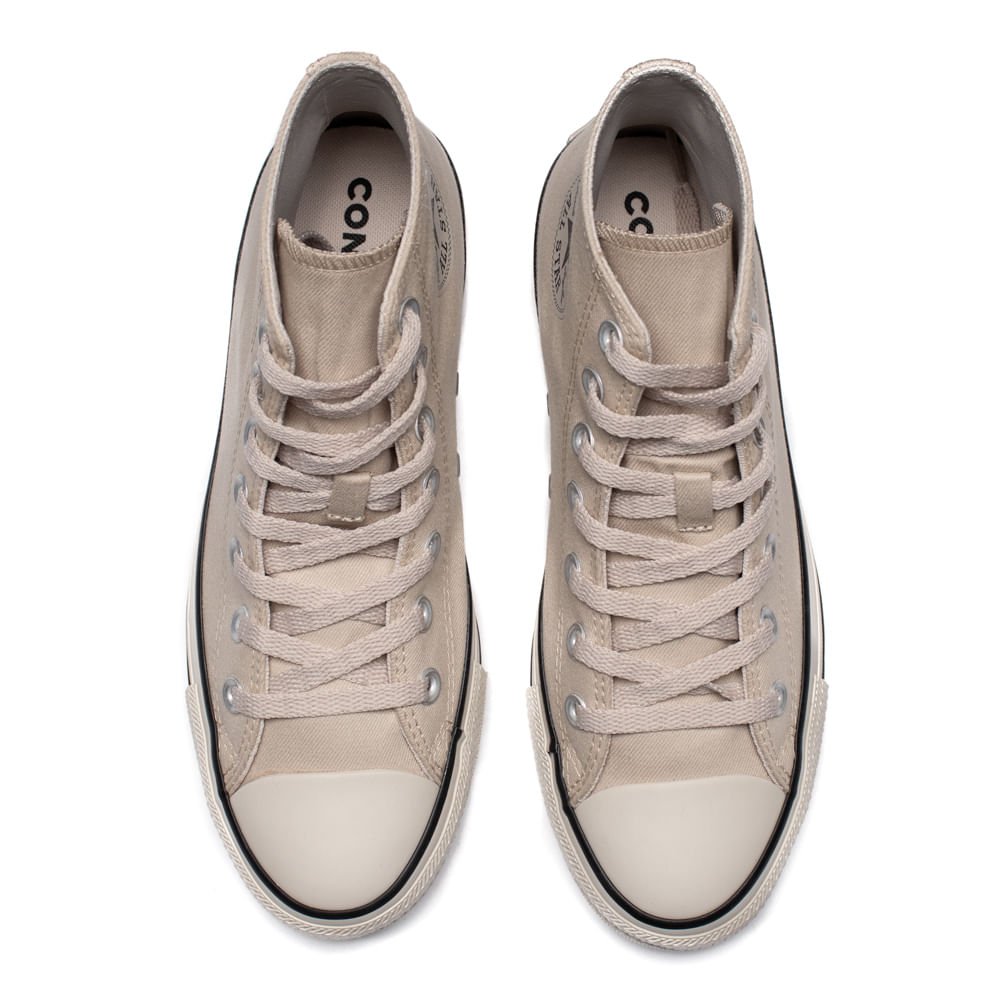 Tênis Feminino Converse Chuck Taylor All Star Hi Canvas Bege Bege 4