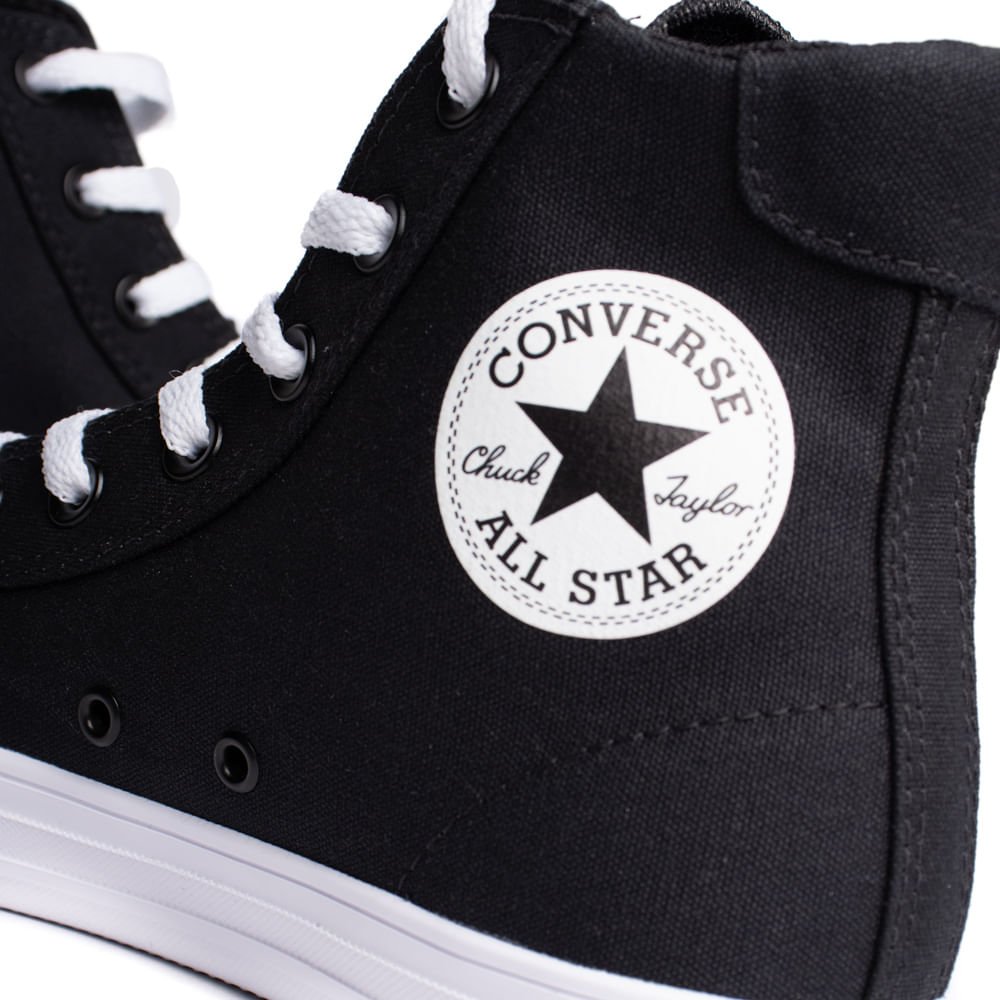 Tênis Unissex Converse Day One Cano Alto Preto/Branco Preto 6