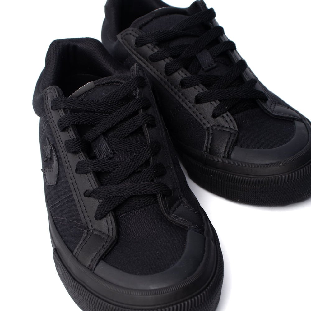 Tênis Unissex Converse Sport Monocrhome All Star Preto Preto 6