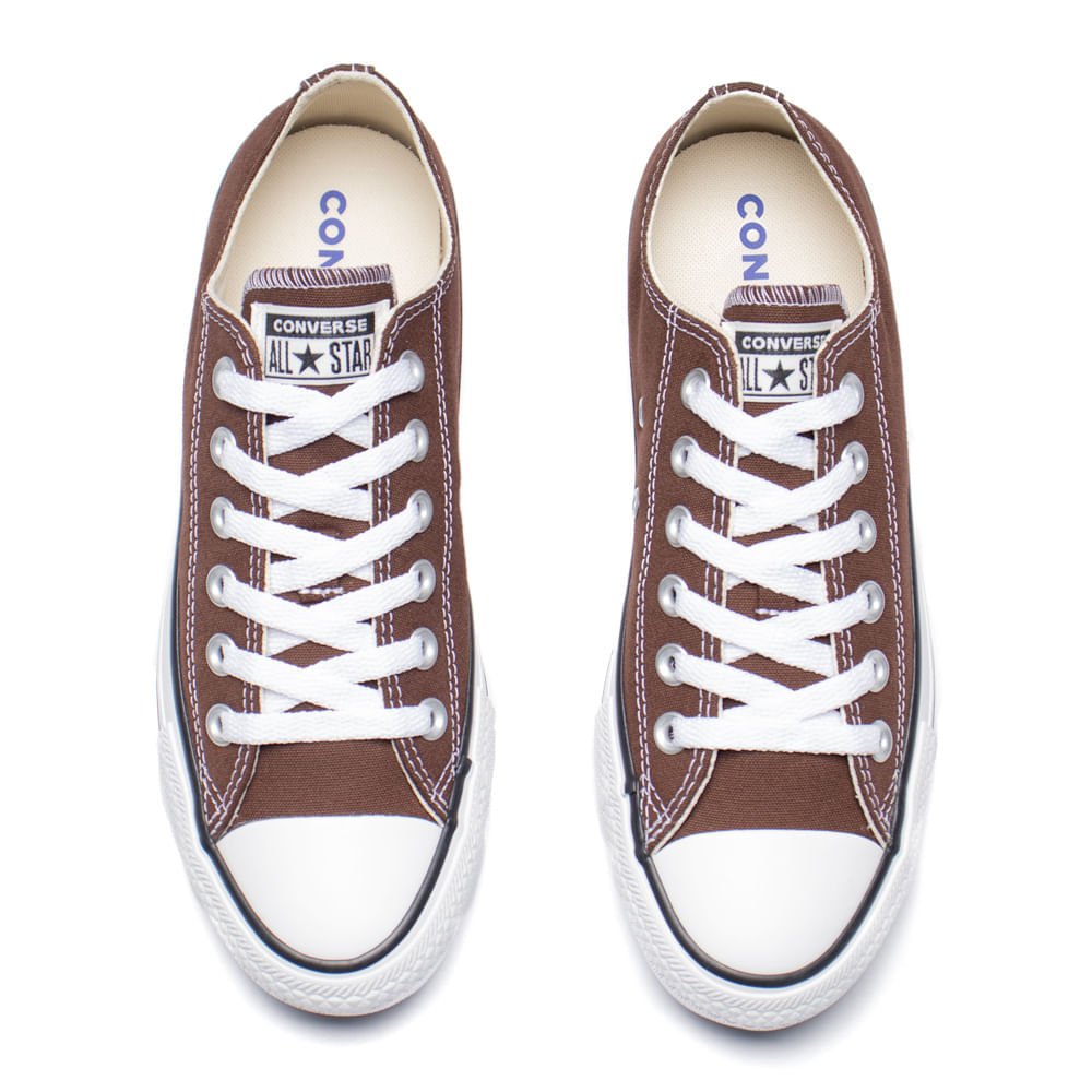 Tênis Feminino Converse Chuck Taylor Marrom/Branco Marrom 4
