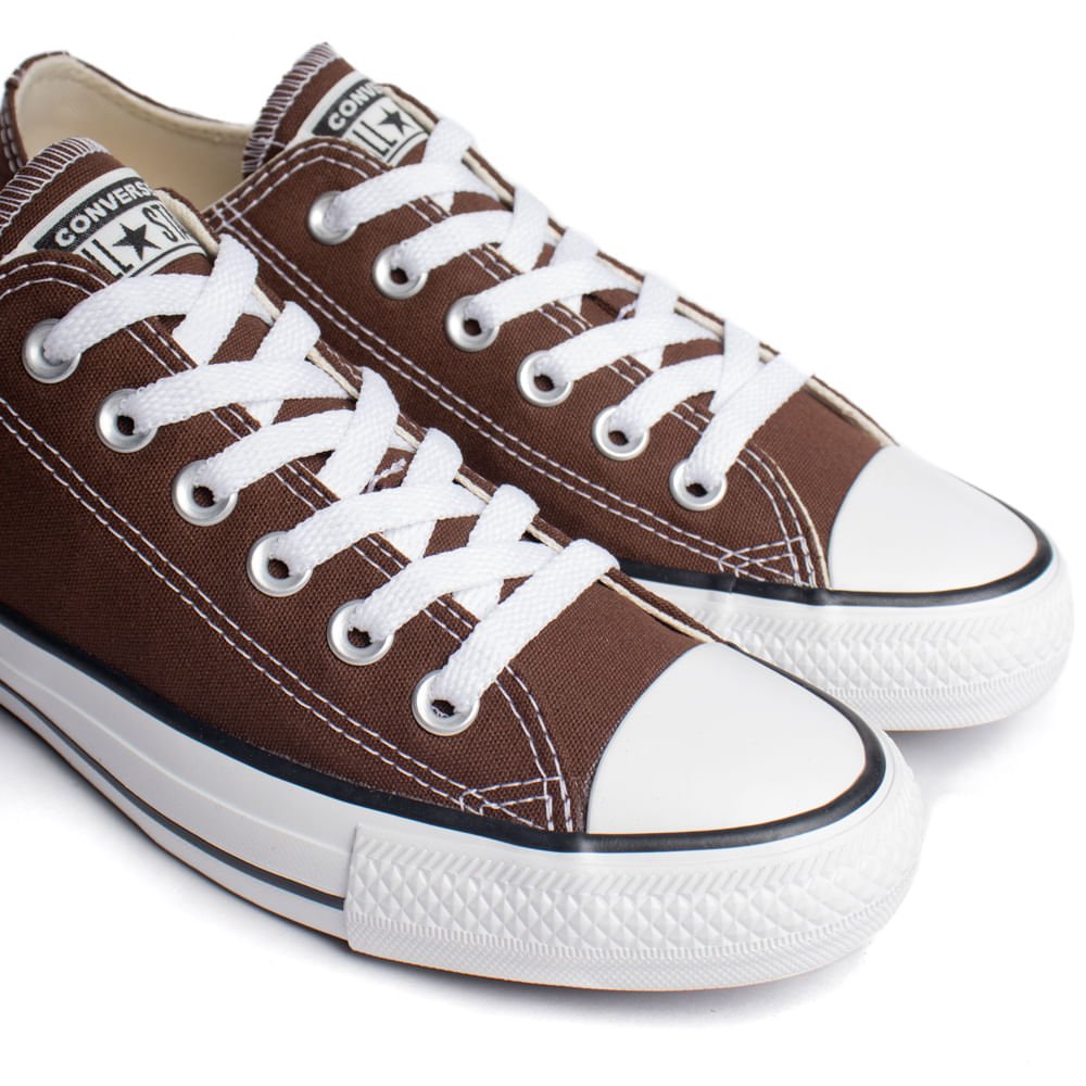 Tênis Feminino Converse Chuck Taylor Marrom/Branco Marrom 5