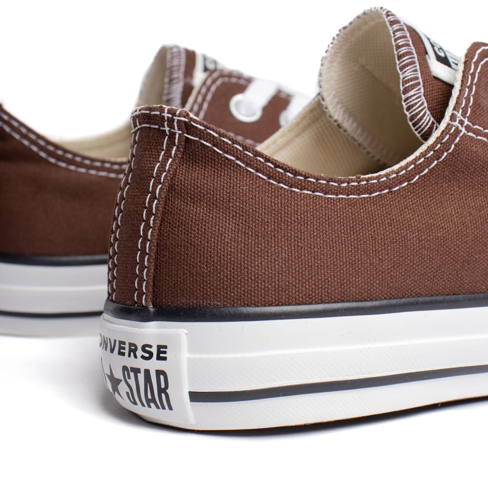 Tênis Feminino Converse Chuck Taylor Marrom/Branco Marrom 6