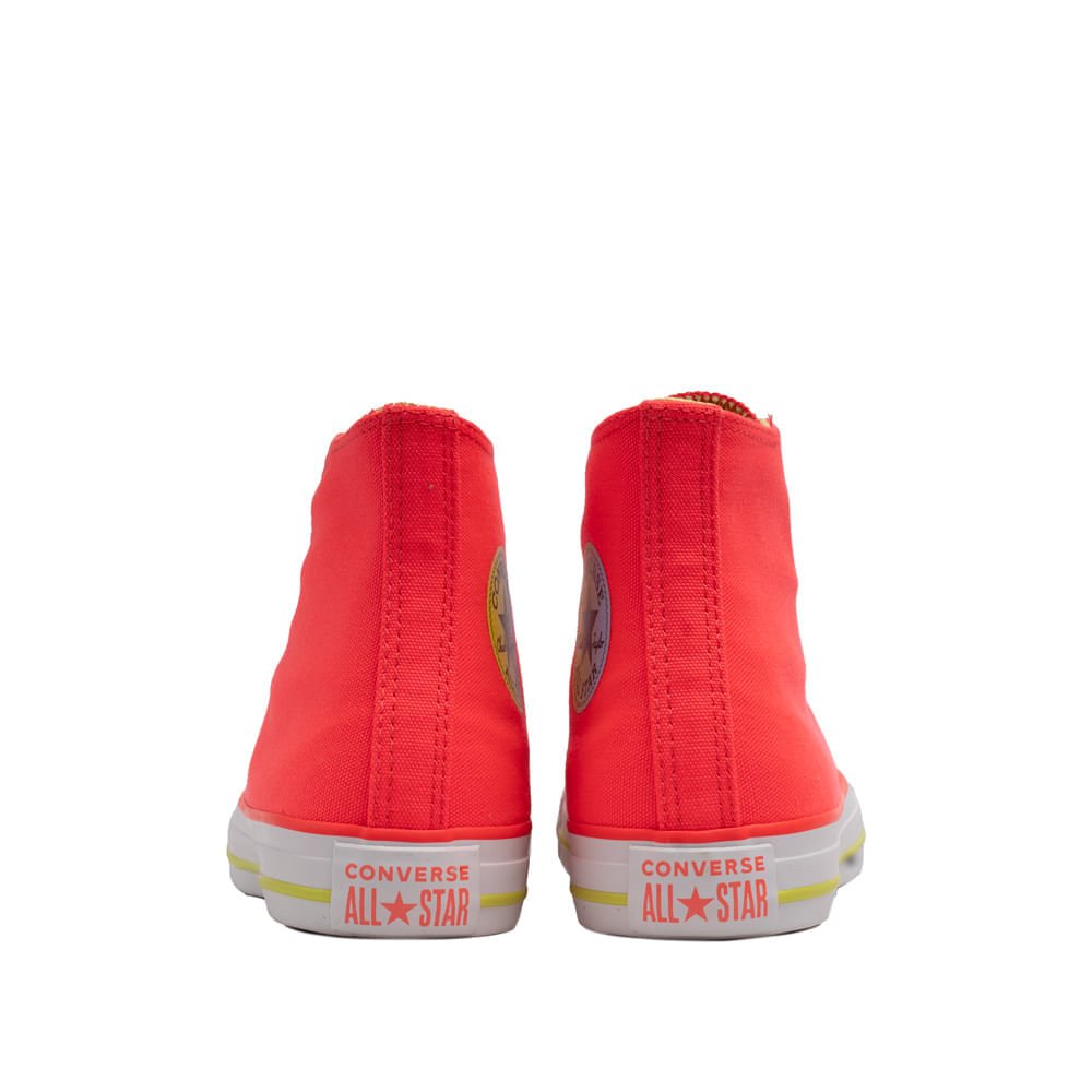 Tênis Feminino Converse Chuck Taylor All Star Hi Laranja Laranja 3