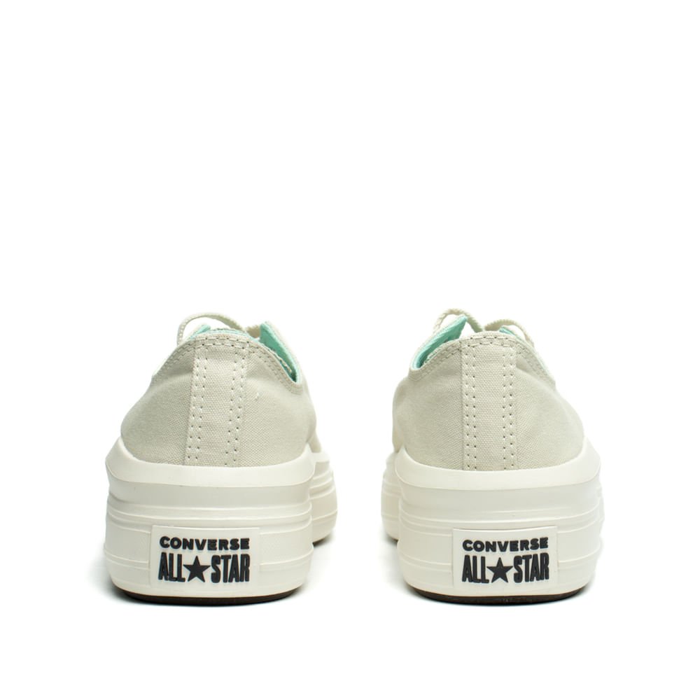 Tênis Feminino Converse Chuck Taylor All Star Move Plataforma Verde/Off White Verde 3
