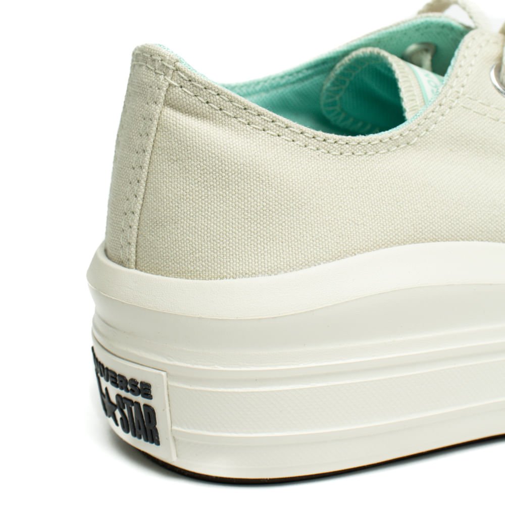 Tênis Feminino Converse Chuck Taylor All Star Move Plataforma Verde/Off White Verde 5