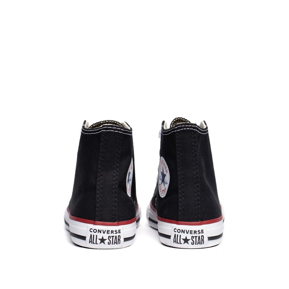Tênis Infantil Converse Chuck Taylor All Star Cano Alto Preto Preto 3