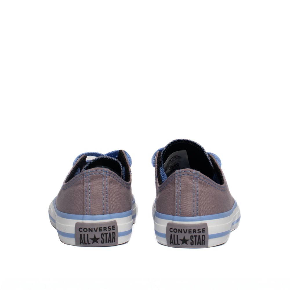 Tênis Converse All Star Chuck Taylor Cano Baixo Azul Azul 3