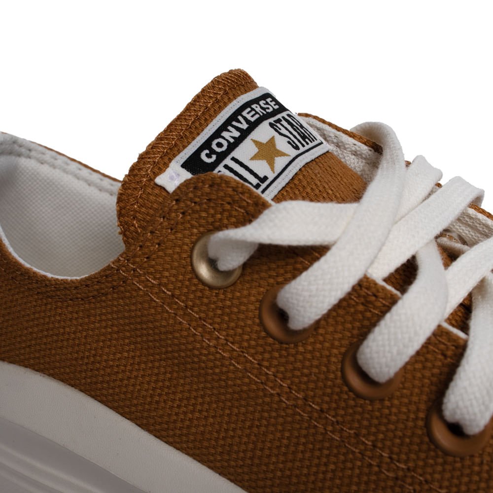 Tênis Feminino Converse Chuck Taylor All Star Move Caramelo Marrom 6