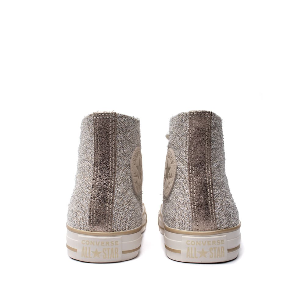 Tênis Feminino Converse Chuck Taylor All Star Pretty Dourado Dourado 3