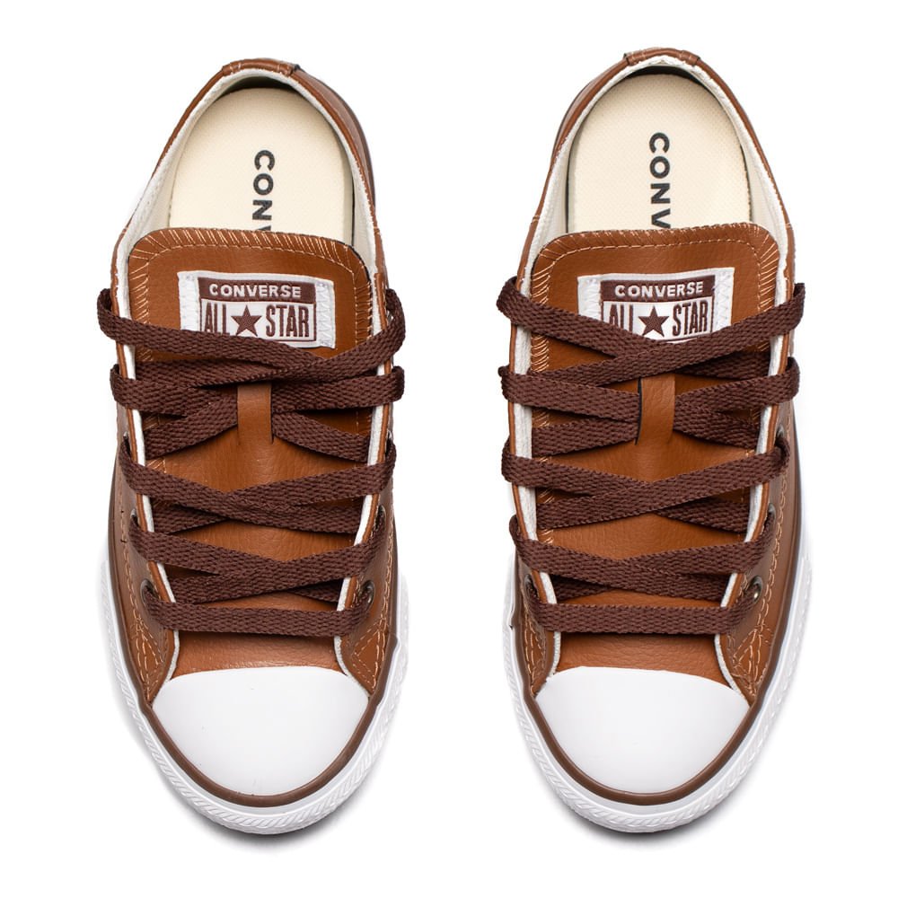 Tênis Infantil Converse Chuck Taylor Casual Marrom Marrom 4