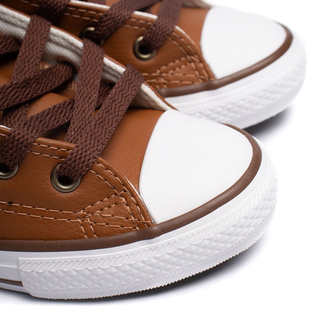 Tênis Infantil Converse Chuck Taylor Casual Marrom Marrom 5