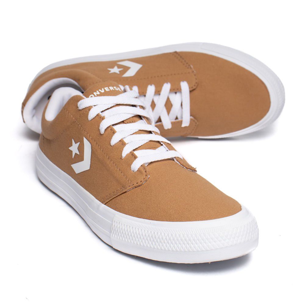 Tênis Unissex Converse Day One Cano Baixo Caramelo Marrom 8