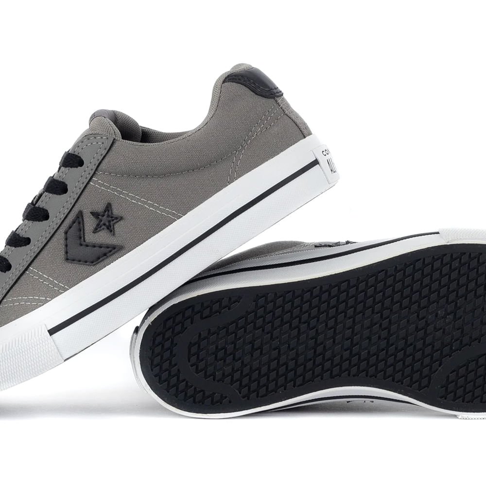Tênis Unissex Converse Sport Casual Cinza/preto Cinza 2