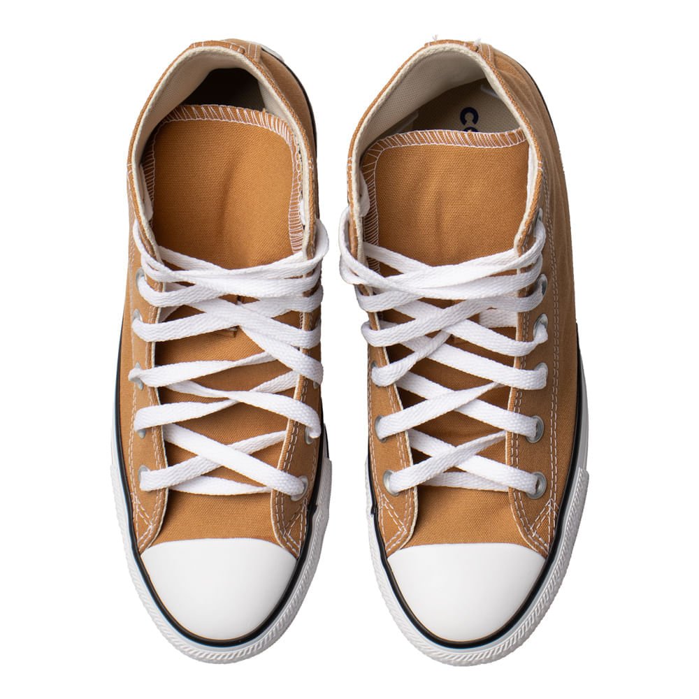 Tênis Feminino Converse Chuck Taylor All Star Hi Caramelo Marrom 4