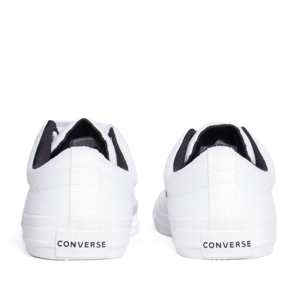 Tênis Unissex Converse Day One Cano Baixo Branco/Preto Branco 3