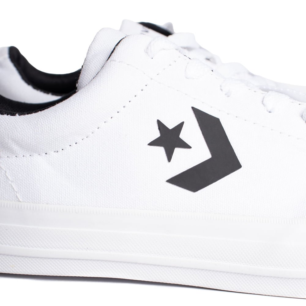 Tênis Unissex Converse Day One Cano Baixo Branco/Preto Branco 5