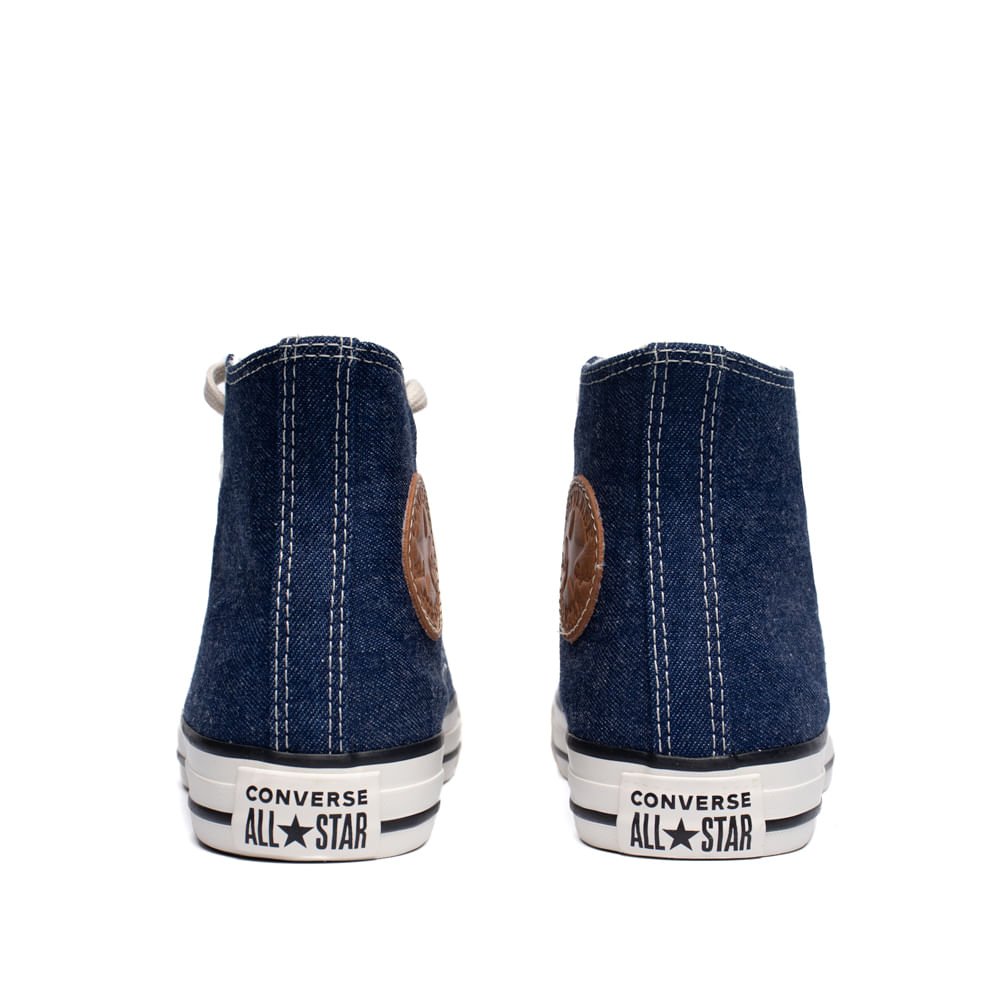 Tênis Feminino Converse Chuck Taylor Jeans Atemporal Azul Marinho 3
