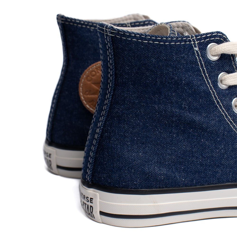 Tênis Feminino Converse Chuck Taylor Jeans Atemporal Azul Marinho 6