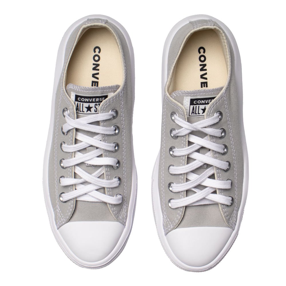 Tênis Feminino Converse CT All Star Move Cinza Claro Cinza 4