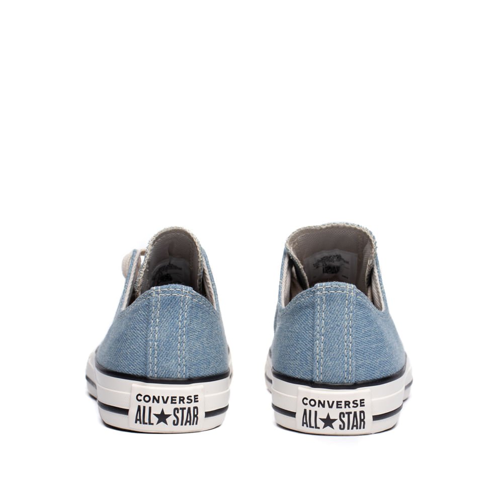 Tênis Feminino Converse Chuck Taylor Casual Jeans Azul Azul 3