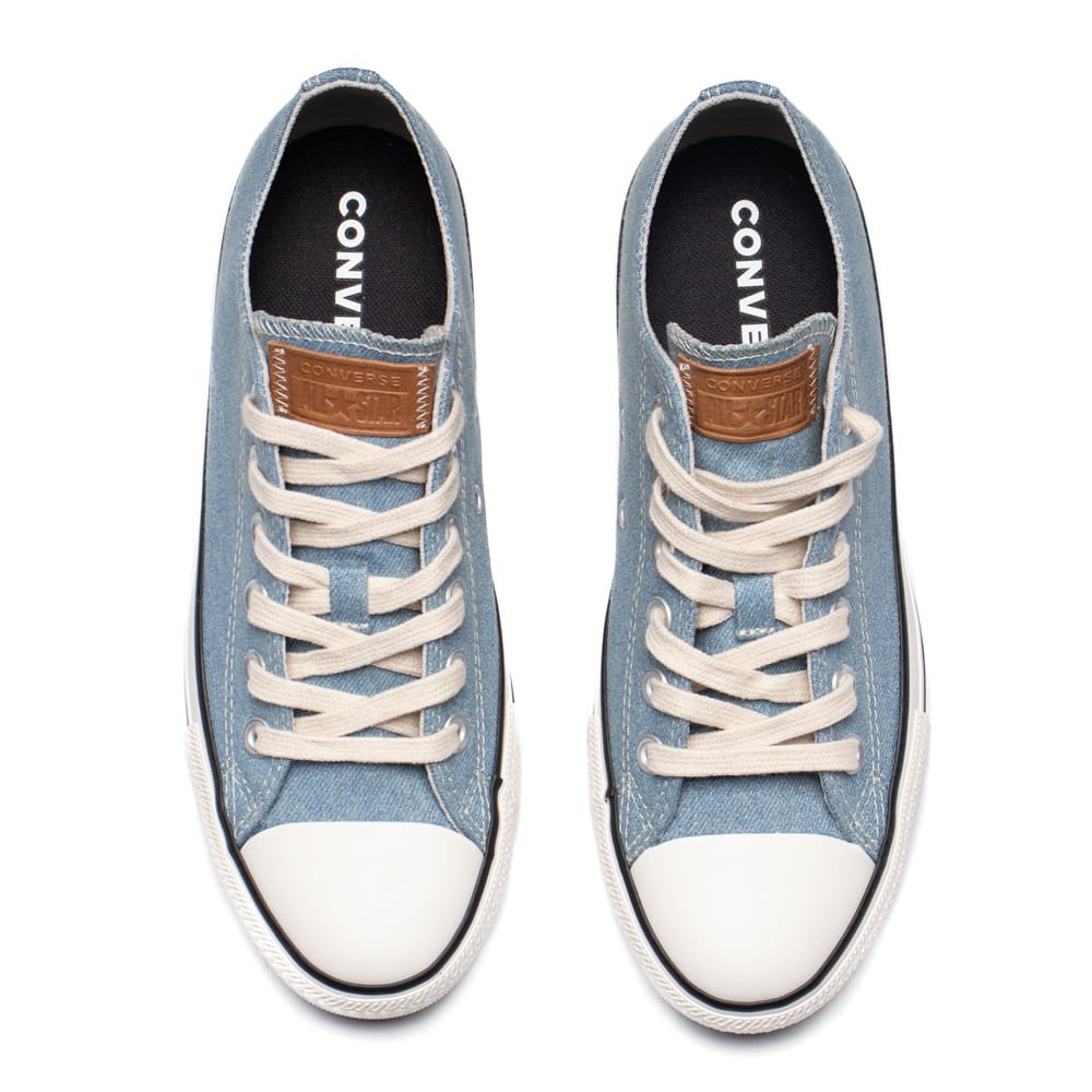 Tênis Feminino Converse Chuck Taylor Casual Jeans Azul Azul 4