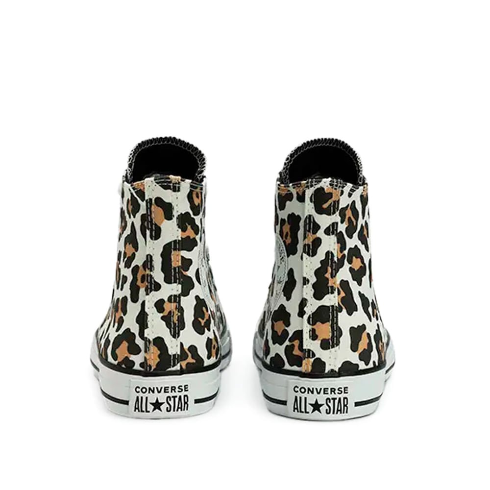 Tênis Feminino Converse Taylor All Star Animal Print Bege Bege 3