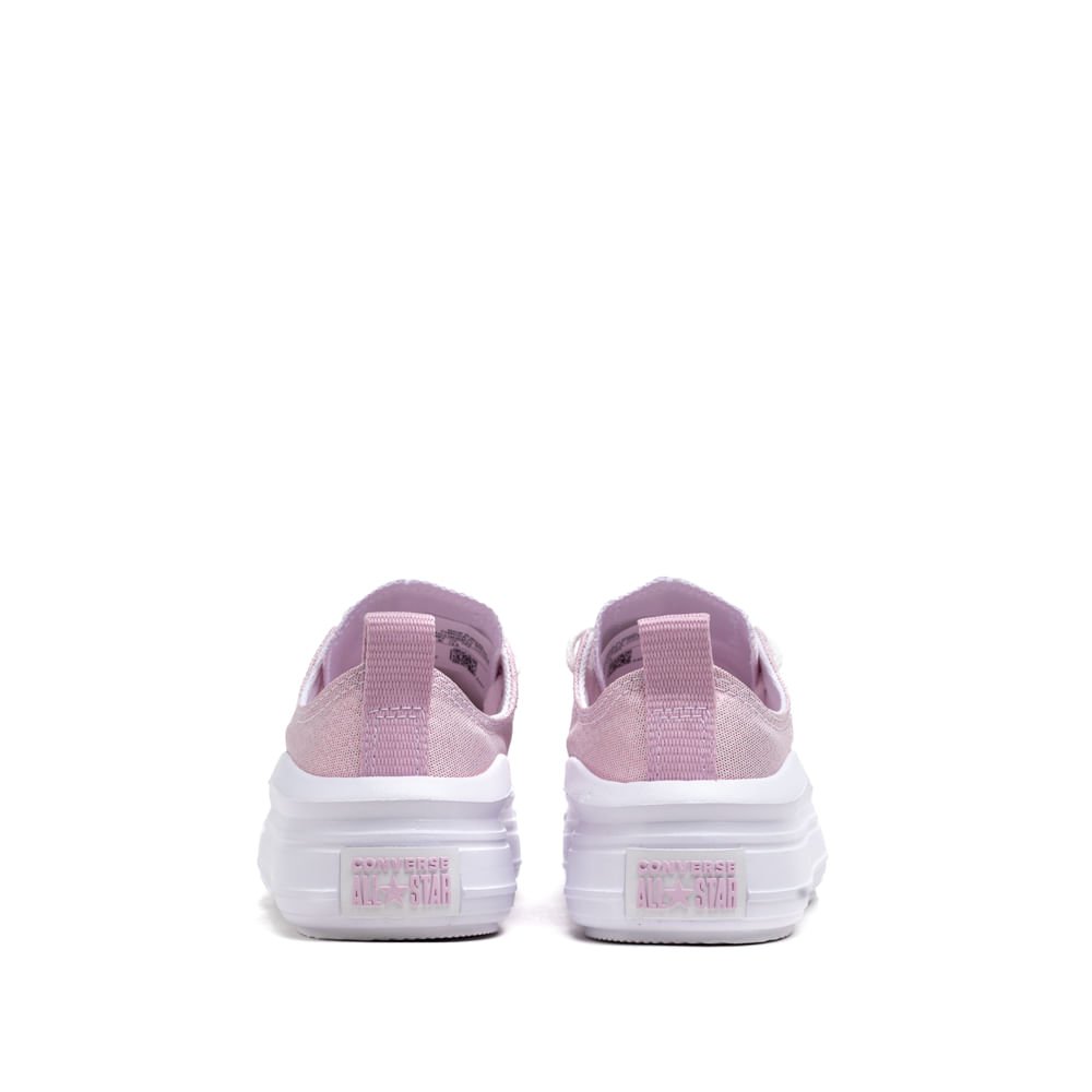 Tênis Infantil Converse Chuck Taylor All Star Move Cano Baixo Lilás Lílas 3