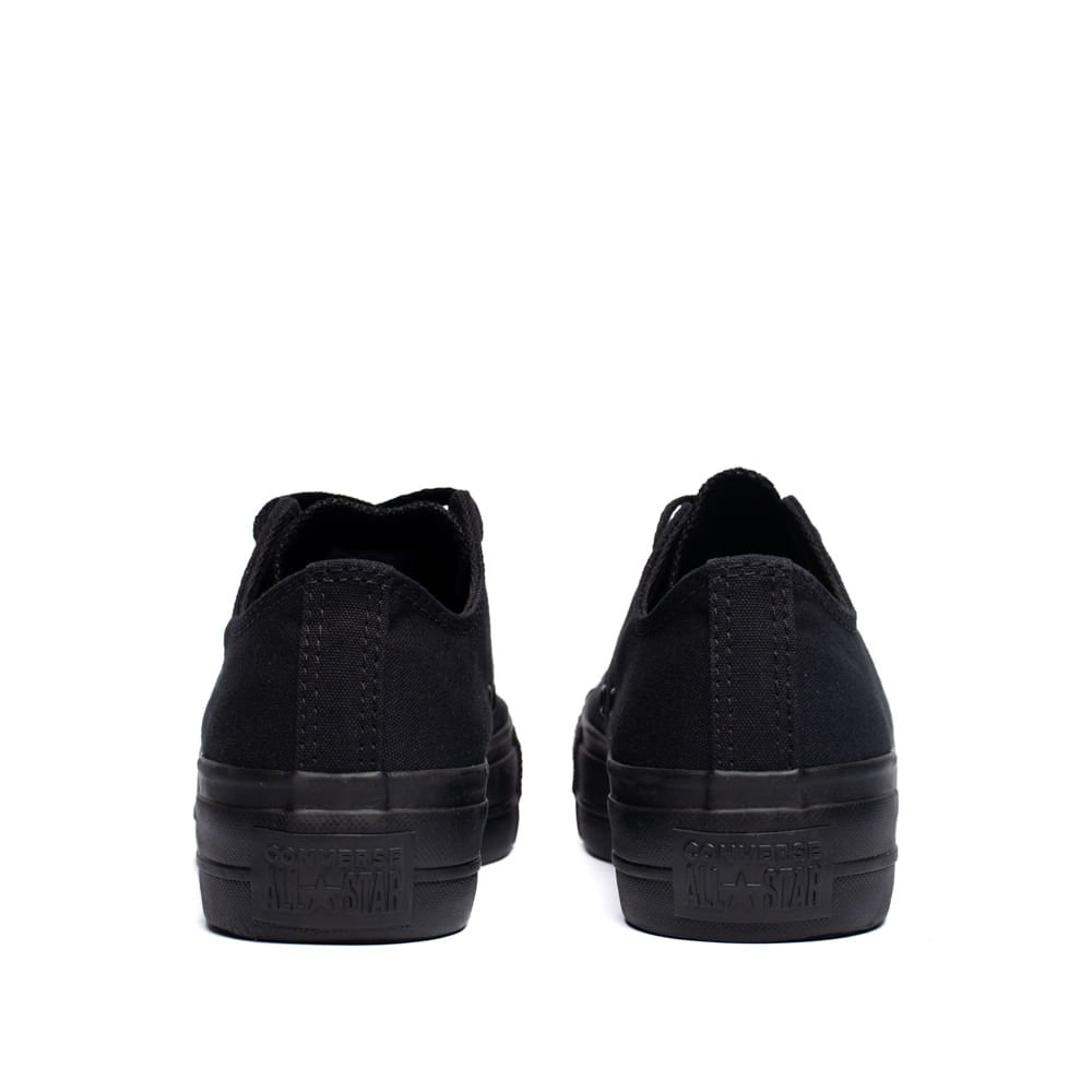 Tênis Feminino Converse Chuck Taylor Casual Flatform Preto Preto 3