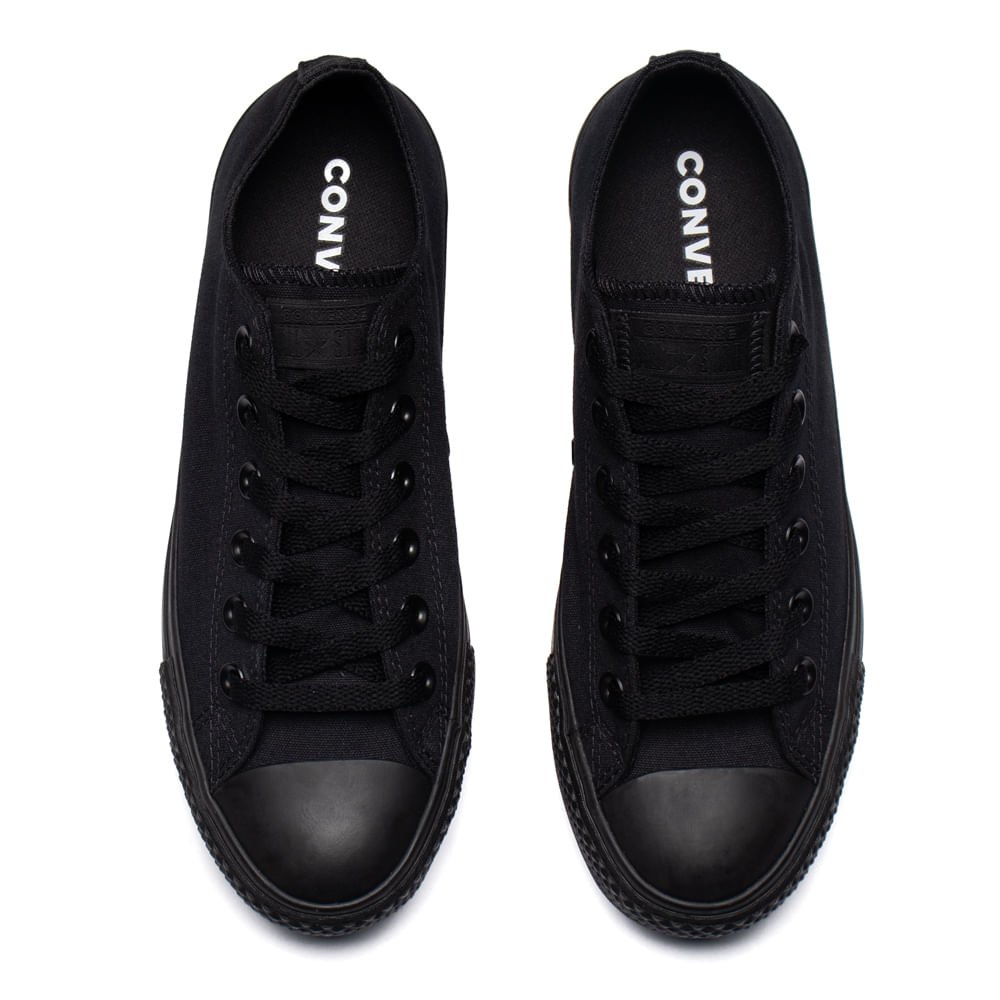 Tênis Feminino Converse Chuck Taylor Casual Flatform Preto Preto 4