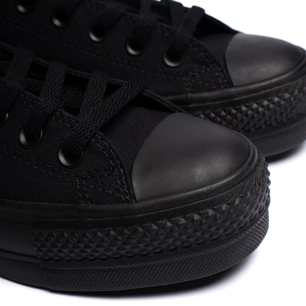 Tênis Feminino Converse Chuck Taylor Casual Flatform Preto Preto 5