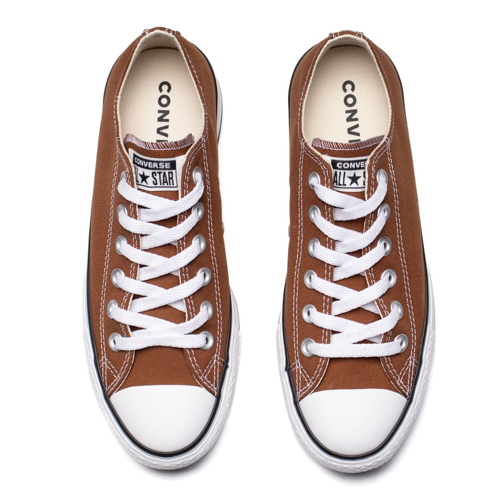 Tênis Feminino Converse Chuck Taylor Casual Flatform Marrom Marrom 4