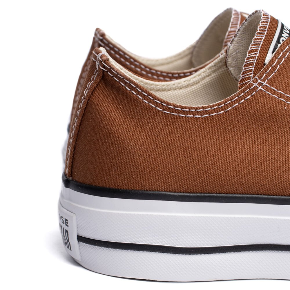 Tênis Feminino Converse Chuck Taylor Casual Flatform Marrom Marrom 6