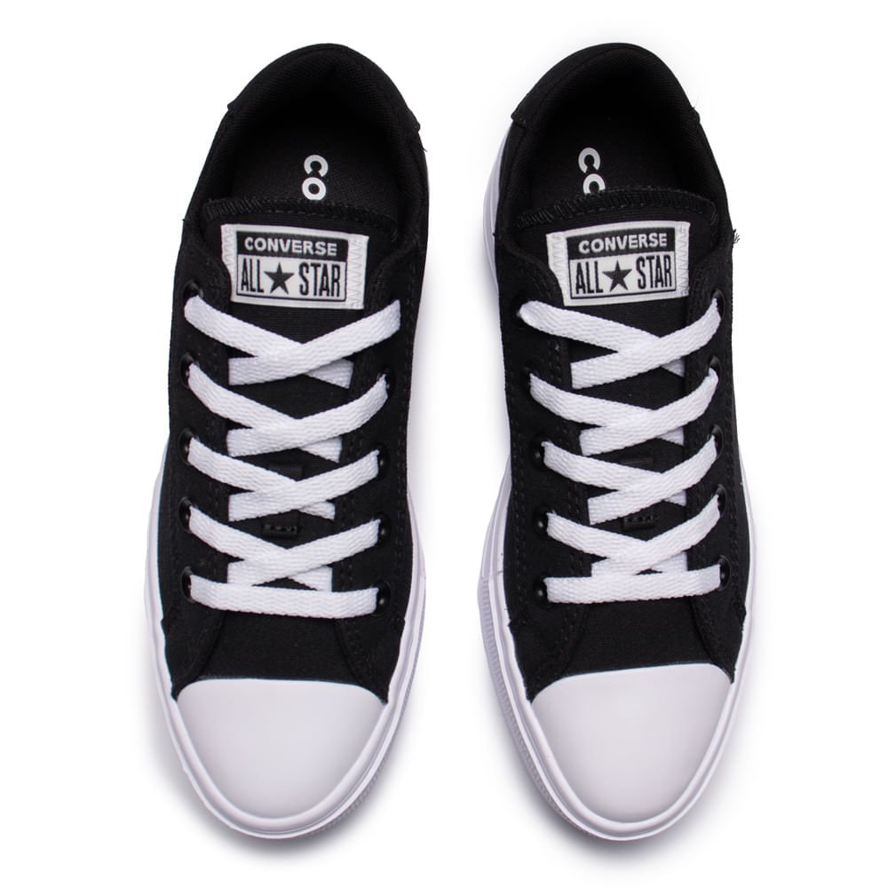 Tênis Feminino Converse Day One Plataform Preto/Branco Preto 4
