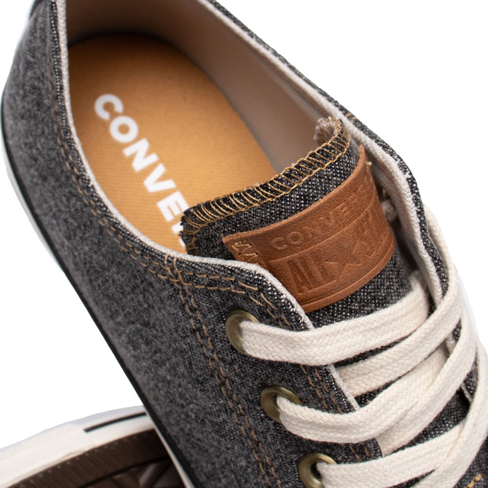 Tênis Unissex Converse Chuck Taylor Jeans Cinza Mescla Cinza 6