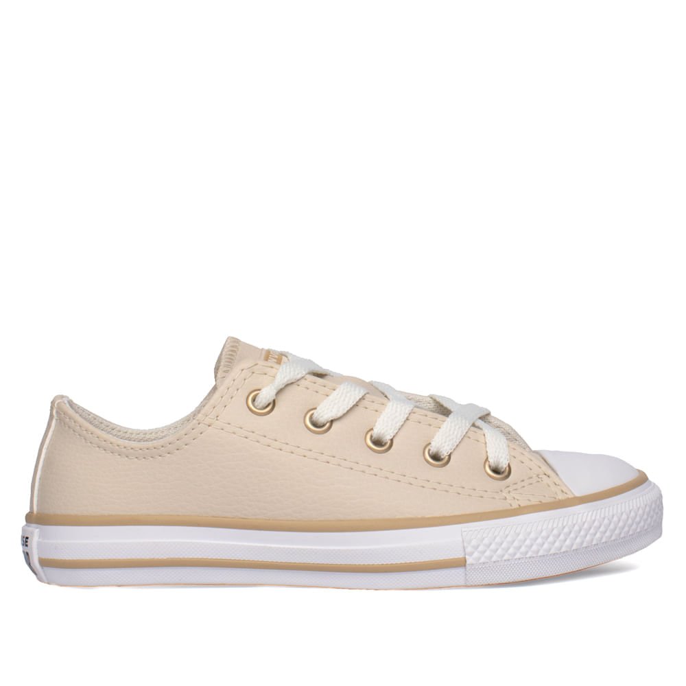 Tênis Infantil Converse Chuck Taylor Bege/Caqui