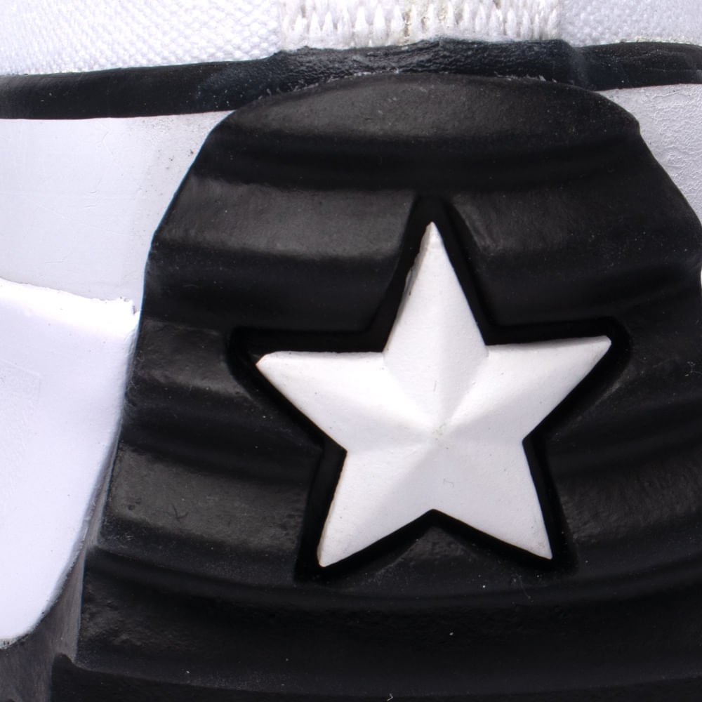 Tênis Feminino Converse Plataforma Tratorado Branco/Preto Branco 6